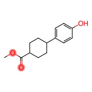 4-(4-Hydroxy-phenyl)-cyclohexanecarboxylic acid methyl ester