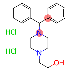 1-二苯甲基-4-(2-羟乙基)哌嗪二盐酸盐