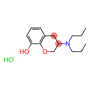 2H-1-Benzopyran-8-ol,3-(dipropylamino)-3,4-dihydro-,hydrochloride
