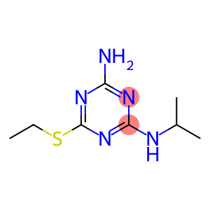 2-Amino-4-isopropylamino-6-ethylthio-1,3,5-triazine