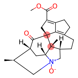 1H-11,12c-Methanocyclopent[1,8]azuleno[4,5-a]indolizine-2-carboxylic acid, 3,4,5,6,6a,7,9,10,11,12,12a,12b-dodecahydro-10,12b-dimethyl-13-oxo-, methyl ester, 8-oxide, (6aS,8R,10S,11R,12aR,12bS,12cR)-