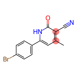 6-(4-BROMOPHENYL)-1,2-DIHYDRO-4-METHYL-2-OXOPYRIDINE-3-CARBONITRILE