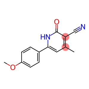 1,2-DIHYDRO-6-(4-METHOXYPHENYL)-4-METHYL-2-OXOPYRIDINE-3-CARBONITRILE