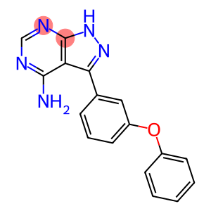 3-(3-phenoxyphenyl)-1H-pyrazolo[3,4-d]pyrimidin-4-amine