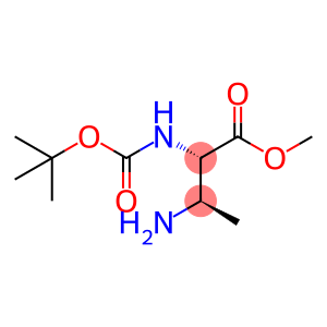 (2s,3r)-3-amino-2-(((tert-butoxy)carbonyl)amino)butanoic acid methyl ester 10H20N2O4