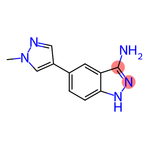 5-(1-Methyl-1H-pyrazol-4-yl)-1H-indazol-3-amine