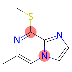 Imidazo[1,2-a]pyrazine, 6-methyl-8-(methylthio)-