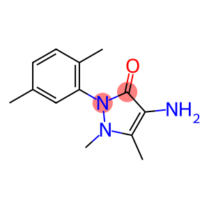 3H-Pyrazol-3-one, 4-amino-2-(2,5-dimethylphenyl)-1,2-dihydro-1,5-dimethyl-