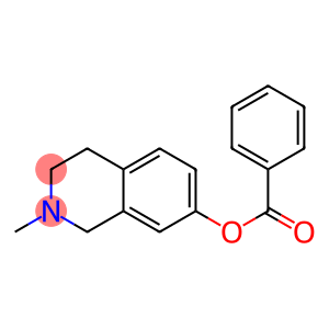 7-Isoquinolinol,  1,2,3,4-tetrahydro-2-methyl-,  benzoate  (6CI)
