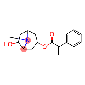 Benzeneacetic acid, α-methylene-, 6-hydroxy-8-methyl-8-azabicyclo[3.2.1]oct-3-yl ester