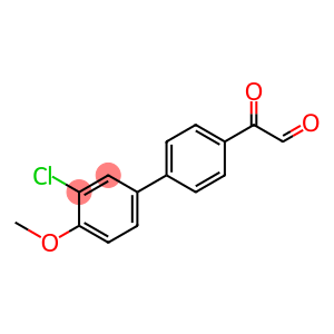 [1,1'-Biphenyl]-4-acetaldehyde, 3'-chloro-4'-methoxy-α-oxo-
