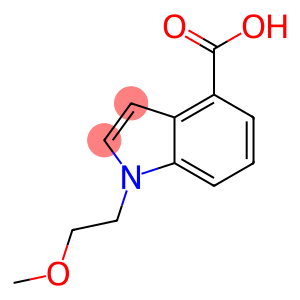 1H-Indole-4-carboxylic acid, 1-(2-methoxyethyl)-