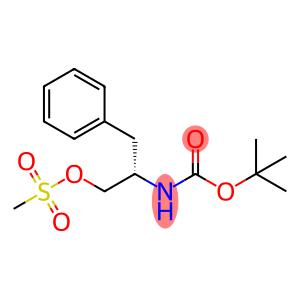 Carbamic acid, N-[(1S)-1-[[(methylsulfonyl)oxy]methyl]-2-phenylethyl]-, 1,1-dimethylethyl ester