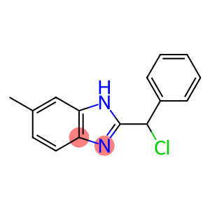 2-[chloro(phenyl)methyl]-6-methyl-1H-benzimidazole