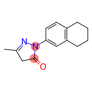 3H-Pyrazol-3-one, 2,4-dihydro-5-methyl-2-(5,6,7,8-tetrahydro-2-naphthalenyl)-