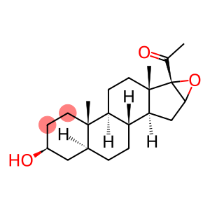 Pregnan-20-one, 16,17-epoxy-3-hydroxy-, (3β,5α,16α)-