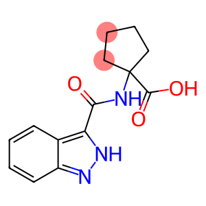 1-(2H-Indazole-3-amido)cyclopentane-1-carboxylic Acid