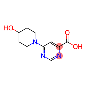 4-Pyrimidinecarboxylic acid, 6-(4-hydroxy-1-piperidinyl)-