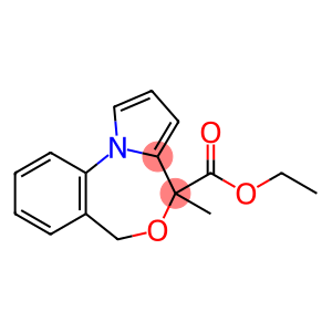 4H,6H-Pyrrolo[1,2-a][4,1]benzoxazepine-4-carboxylic acid, 4-methyl-, ethyl ester