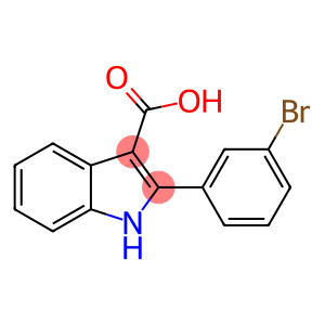 2-(3-Bromophenyl)-1h-indole-3-carboxylic acid