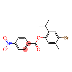 4-bromo-2-isopropyl-5-methylphenyl 4-nitrobenzoate