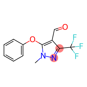 1H-Pyrazole-4-carboxaldehyde, 1-methyl-5-phenoxy-3-(trifluoromethyl)-