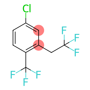 4-Chloro-2-(2,2,2-trifluoroethyl)-1-(trifluoromethyl)benzene