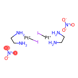 二-Μ-碘代二(乙二胺)硝酸二铂(II)