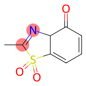4(3aH)-Benzothiazolone, 2-methyl-, 1,1-dioxide