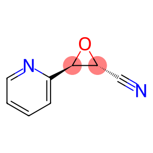 Oxiranecarbonitrile, 3-(2-pyridinyl)-, trans- (9CI)