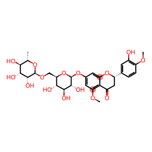 (2S)-7-[[6-O-(6-Deoxy-α-L-mannopyranosyl)-β-D-glucopyranosyl]oxy]-2,3-dihydro-5-hydroxy-2-(3,4-dimethoxyphenyl)-4H-1-benzopyran-4-one