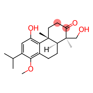 2(1H)-Phenanthrenone, 3,4,4a,9,10,10a-hexahydro-5-hydroxy-1-(hydroxymethyl)-8-methoxy-1,4a-dimethyl-7-(1-methylethyl)-, (1R,4aR,10aS)-