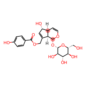 [(1S,4aR,5S,7aS)-1-(beta-D-glucopyranosyloxy)-5-hydroxy-1,4a,5,7a-tetrahydrocyclopenta[c]pyran-7-yl]methyl 4-hydroxybenzoate