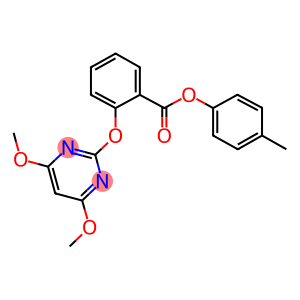 4-methylphenyl 2-[(4,6-dimethoxypyrimidin-2-yl)oxy]benzoate