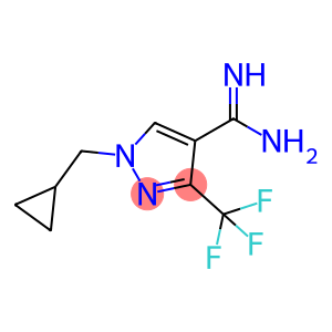 1H-Pyrazole-4-carboximidamide, 1-(cyclopropylmethyl)-3-(trifluoromethyl)-