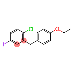 1-CHLORO-2(4-ETHOXYPHENYYL)METHYL-4-IODOBENZENE