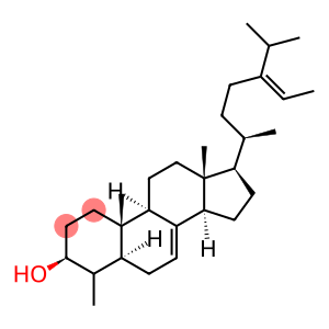 4-Methyl-5α-stigmasta-7,24(28)-diene-3β-ol