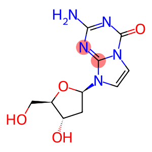 2-Amino-8-(2-deoxy-b-D-ribofuranosyl)-imidazo[1,2-a]-1,3,5-triazin-4(8H)-one