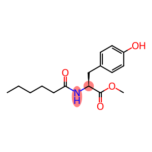 methyl 2-hexanamido-3-(4-hydroxyphenyl)propanoate