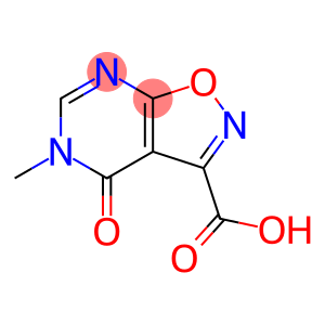 5-甲基-4-氧代-4,5-二氢异恶唑并[5,4-d]嘧啶-3-羧酸
