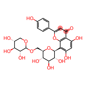 4H-1-Benzopyran-4-one,5,7-dihydroxy-2-(4-hydroxyphenyl)-8-(6-O-D-xylopyranosyl-b-D-glucopyranosyl)-