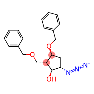 (1S,2S,3S,5S)-5-Azido-3-(phenylmethoxy)-2-[(phenylmethoxy)methyl]cyclopentanol