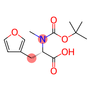 3-Furanpropanoic acid, α-[[(1,1-dimethylethoxy)carbonyl]methylamino]-, (αS)-