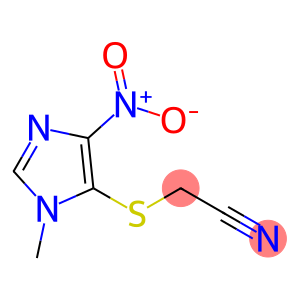 Acetonitrile, 2-[(1-methyl-4-nitro-1H-imidazol-5-yl)thio]-