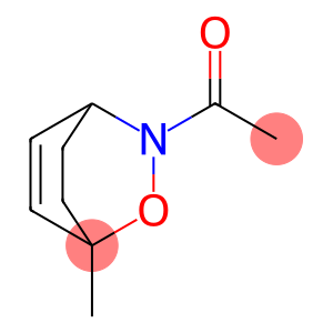 2-Oxa-3-azabicyclo[2.2.2]oct-5-ene, 3-acetyl-1-methyl- (9CI)