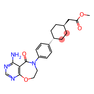 Methyl {trans-4-[4-(4-aMino-5-oxo-7,8-dihydropyriMido[5,4-f][1,4]oxazepin-6-(5H)-yl)phenyl]cyclohexyl}acetate