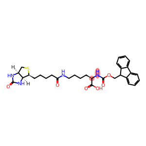 N2-(((9H-芴-9-基)甲氧基)羰基)-N6-(5-((3AS,4S,6AR)-2-氧代六氢-1H-噻吩并[3,4-D]咪唑-4-戊酰基)-D-赖氨酸