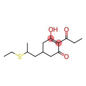 2-Cyclohexen-1-one, 5-[2-(ethylthio)propyl]-3-hydroxy-2-(1-oxopropyl)-
