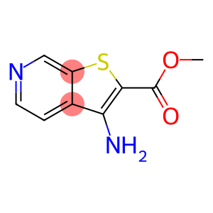 Thieno[2,3-c]pyridine-2-carboxylic acid, 3-amino-, methyl ester (9CI)