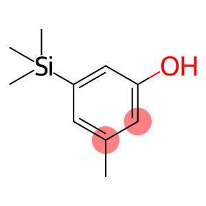 Phenol, 3-methyl-5-(trimethylsilyl)-